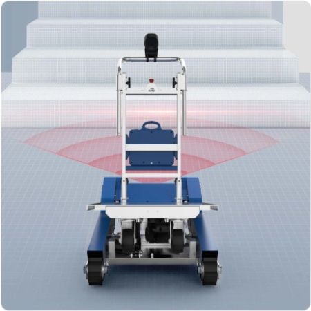 Robot wspinający się po schodach AI+